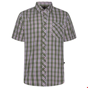 Kam S/S Casual Check Shirt